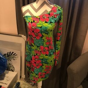 Lilly Pulitzer one shoulder dress